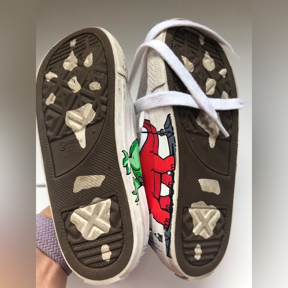 2/$30 - Toddler boys converse dinoverse hi top sneakers (T10) - Picture 6 of 9